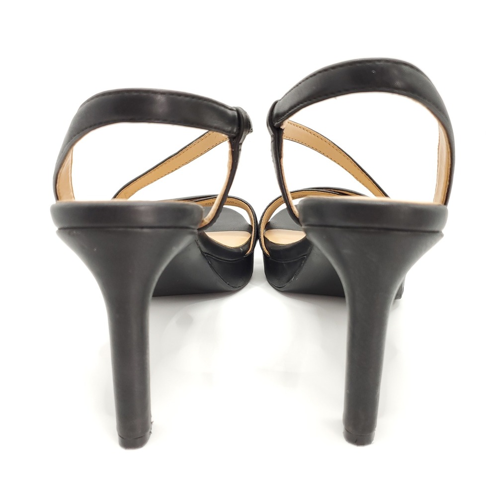 Naturalizer Abby Platform Heeled Slingback Sandals Black Womens Size 7M - Picture 6 of 11
